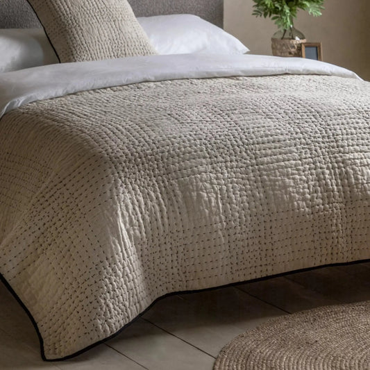 Matrix Stitched Quilted Bedspread 2