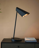 Matt Black Funnel Desk Lamp