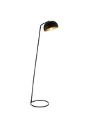 Matt Black Spun Shade Floor Lamp - The Farthing