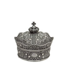 Metal Crown Trinket Box - The Farthing