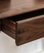Mid-Century Design Walnut Single Drawer Desk | Farthing 4