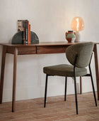 Mid-Century Design Walnut Single Drawer Desk | Farthing 2