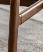 Mid Century Styled Dark Wood Coffee Table 1