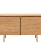 Mid Century Styled Oak 2 Door Sideboard 4
