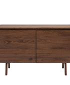 Mid Century Styled Walnut 2 Door Sideboard  | Farthing  4