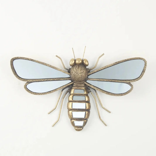 Mirror Bee Wall Decoration