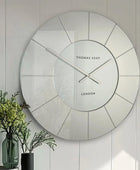 Mirrored Panes Wall Clock 80cm
