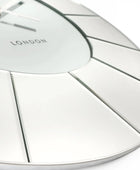 Mirrored Panes Wall Clock 80cm 3