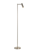 Modern Nickel Reader Floor Lamp - The Farthing