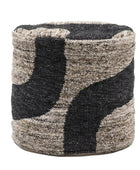 Mono Pattern Drum Pouffe