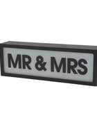 Mr & Mrs LED Light Box
