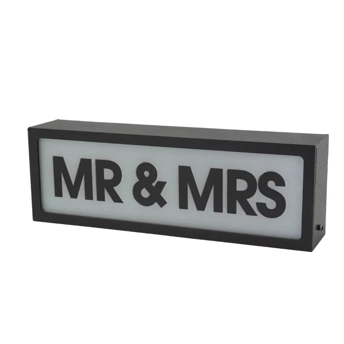 Mr & Mrs LED Light Box