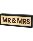 Mr & Mrs LED Light Box
