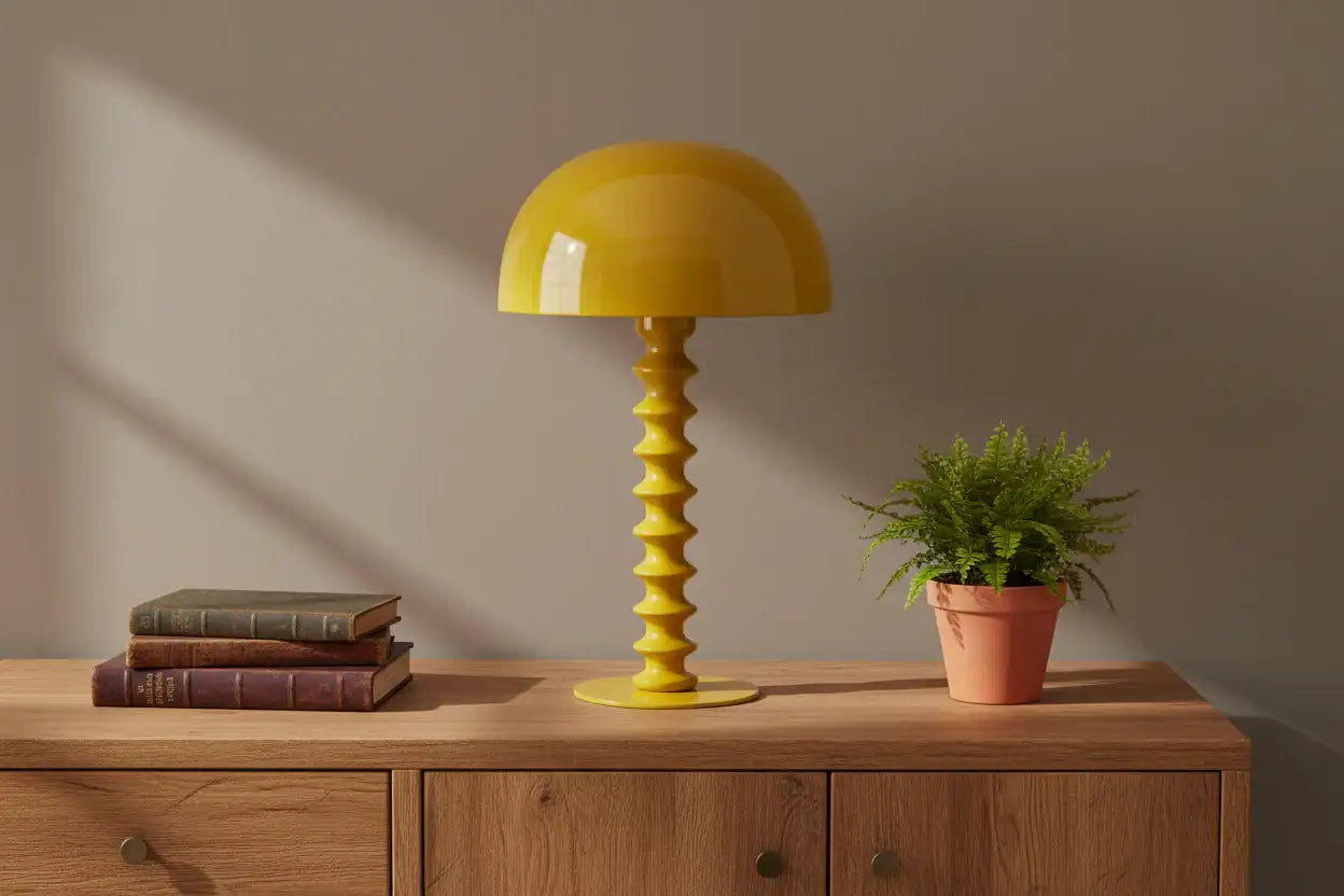 Mustard Yellow Table Lamp
