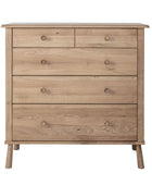 Nordic Oak 5 Drawer Chest of Drawers 3