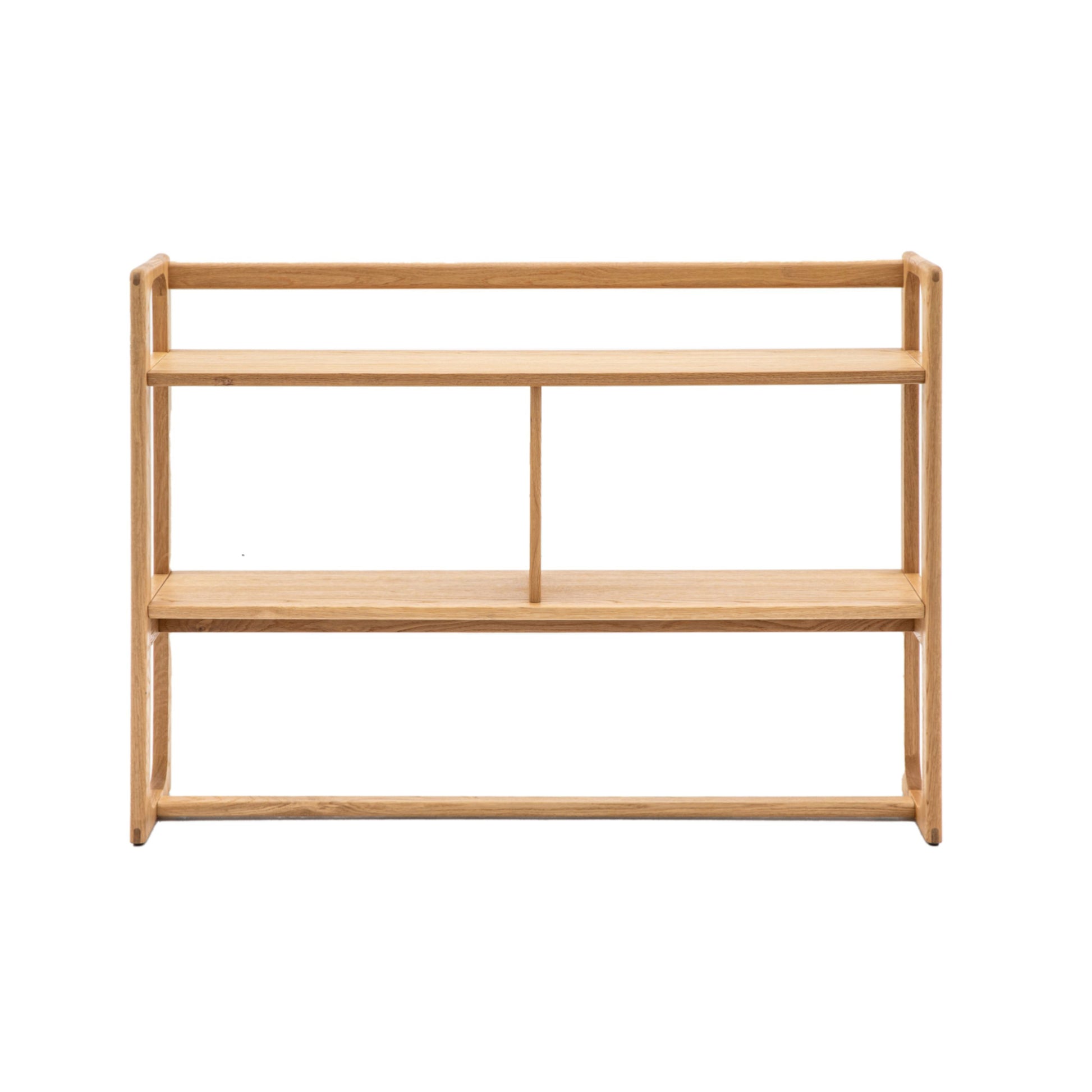 Nordic Oak Open Display Shelf Unit 5