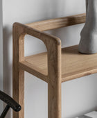 Nordic Oak Open Display Shelf Unit 1