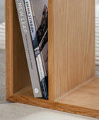 Oak Sofa Side Table with Chevron Top | Farthing 4