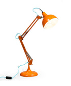 Orange Desk Style Lamp