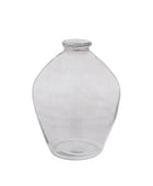 Organic Bottle Shape Grey Glass Vase 1