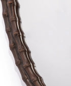 Oval Bamboo Style Wall Mirror