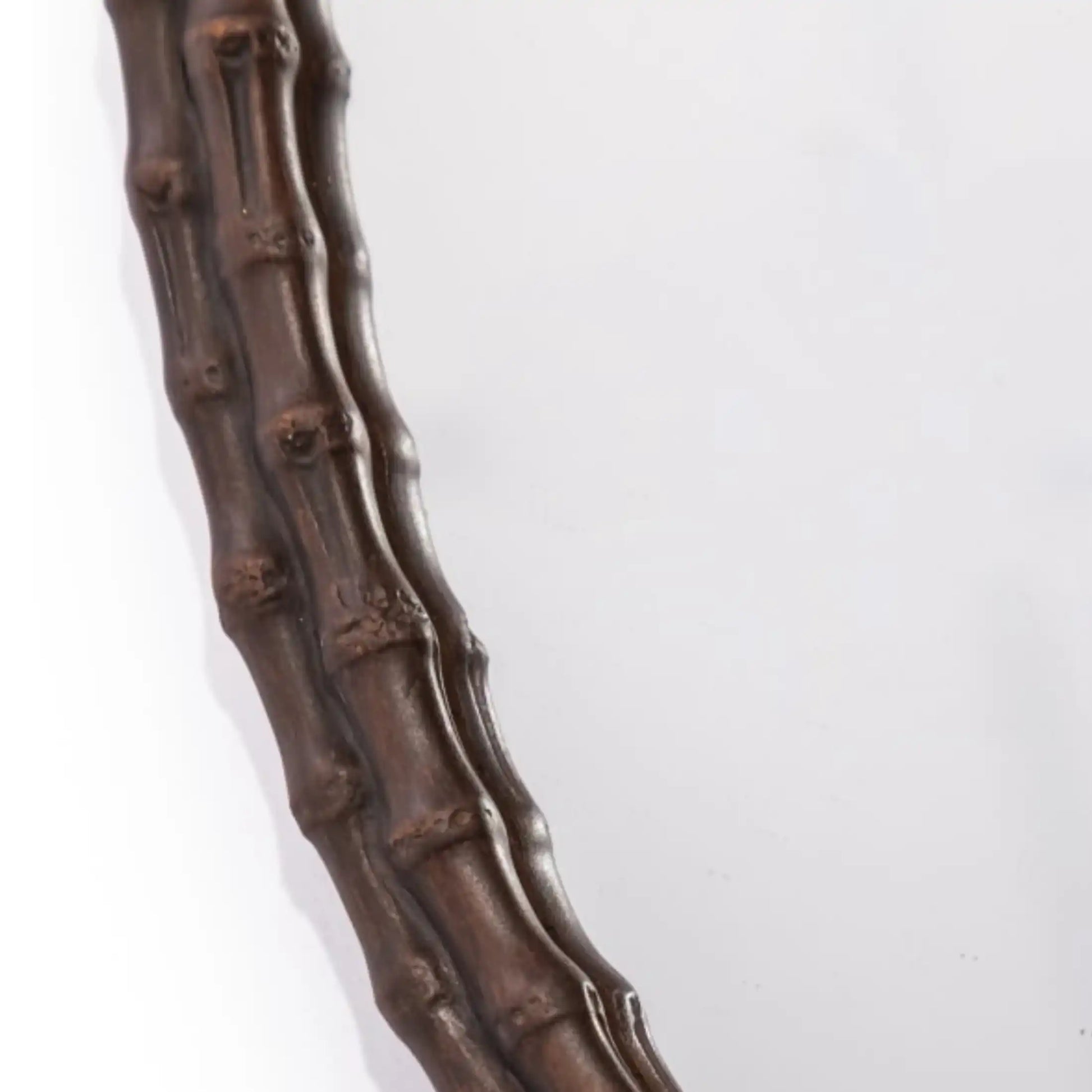 Oval Bamboo Style Wall Mirror