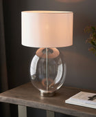 Oversized Oval Glass Table Lamp 55