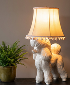 Pink Poodle Table Lamp