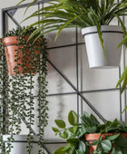 Potted Metal Wall Planter