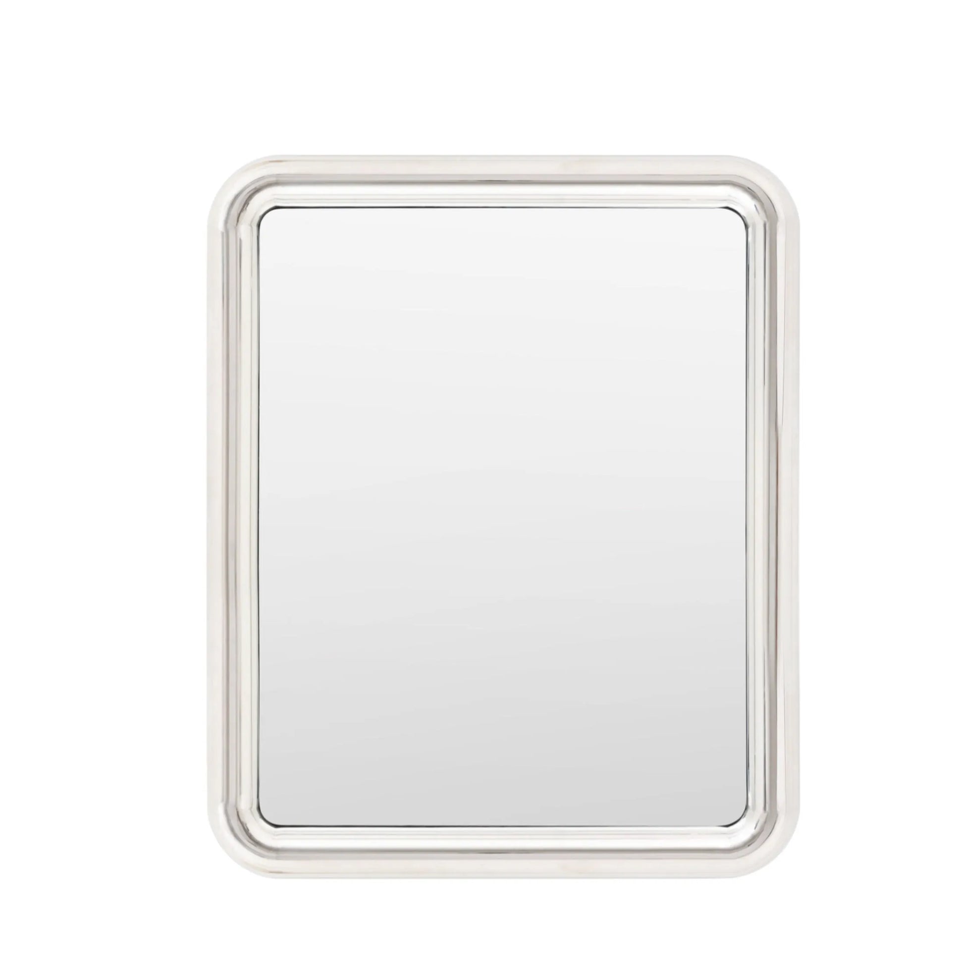 Rectangular Art Deco Chrome Wall Mirror | FARTHING  1