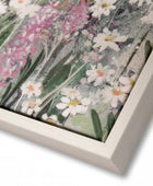 Rectangular Enchanting Wildflowers Framed Canvas
