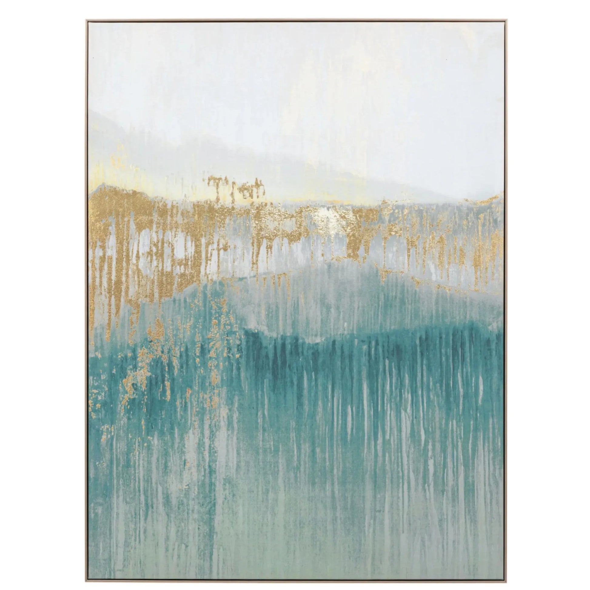 Rectangular Morning Horizon Framed Canvas 2