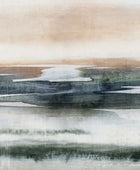 Rectangular Soft Hues Shoreline Framed Canvas 5