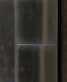 Rectangular Antique Glass Panel Wall Mirror 5