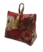 Red Velvet Flower Doorstop