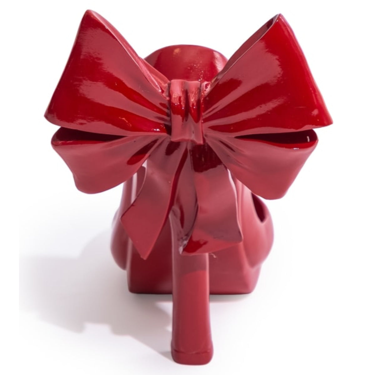 Red Bow Stiletto Wine Bottle Holder 3