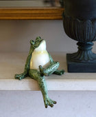 Relaxed Frog Shelf Ornament - The Farthing