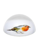 Robin Glass Paperweight - The Farthing