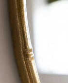 Close-up of a gold-colored object with a blurred background