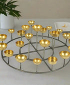 Round Multi Tea Light Holder