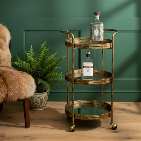 Round_Antiqued_Gold_Drinks_Trolley 44