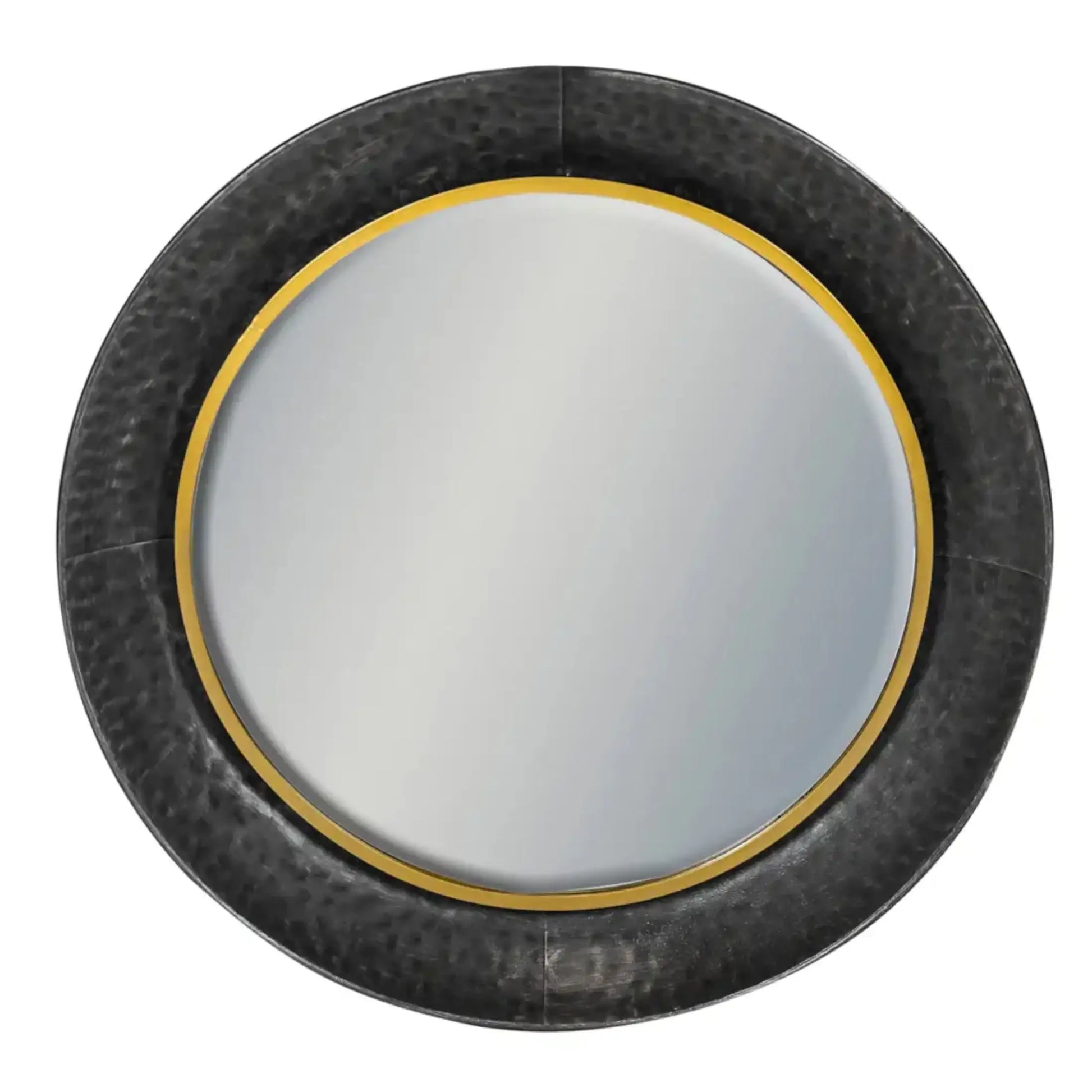 Round Industrial Wall Mirror