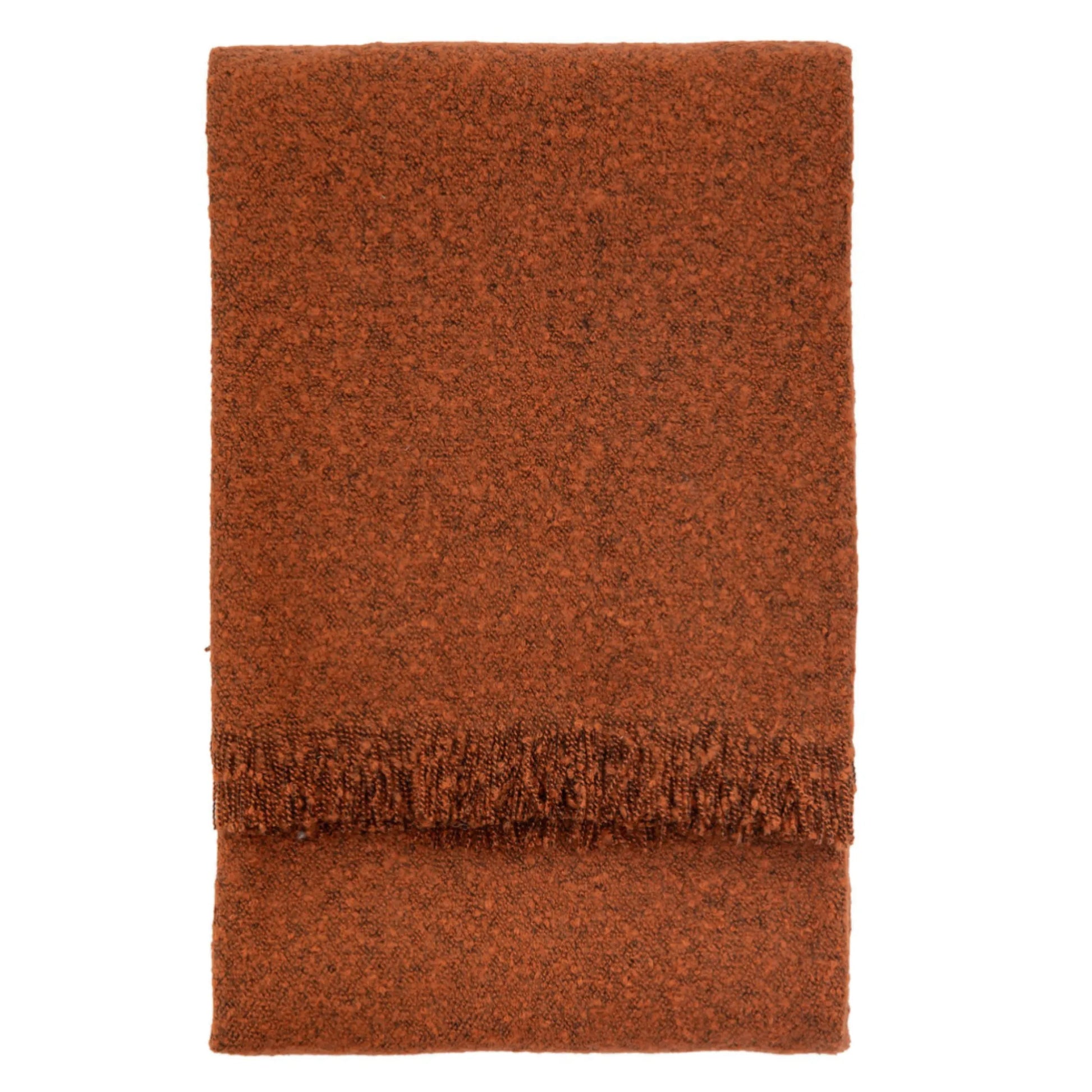 Rust Melange Throw 1