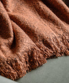 Rust Melange Throw 4