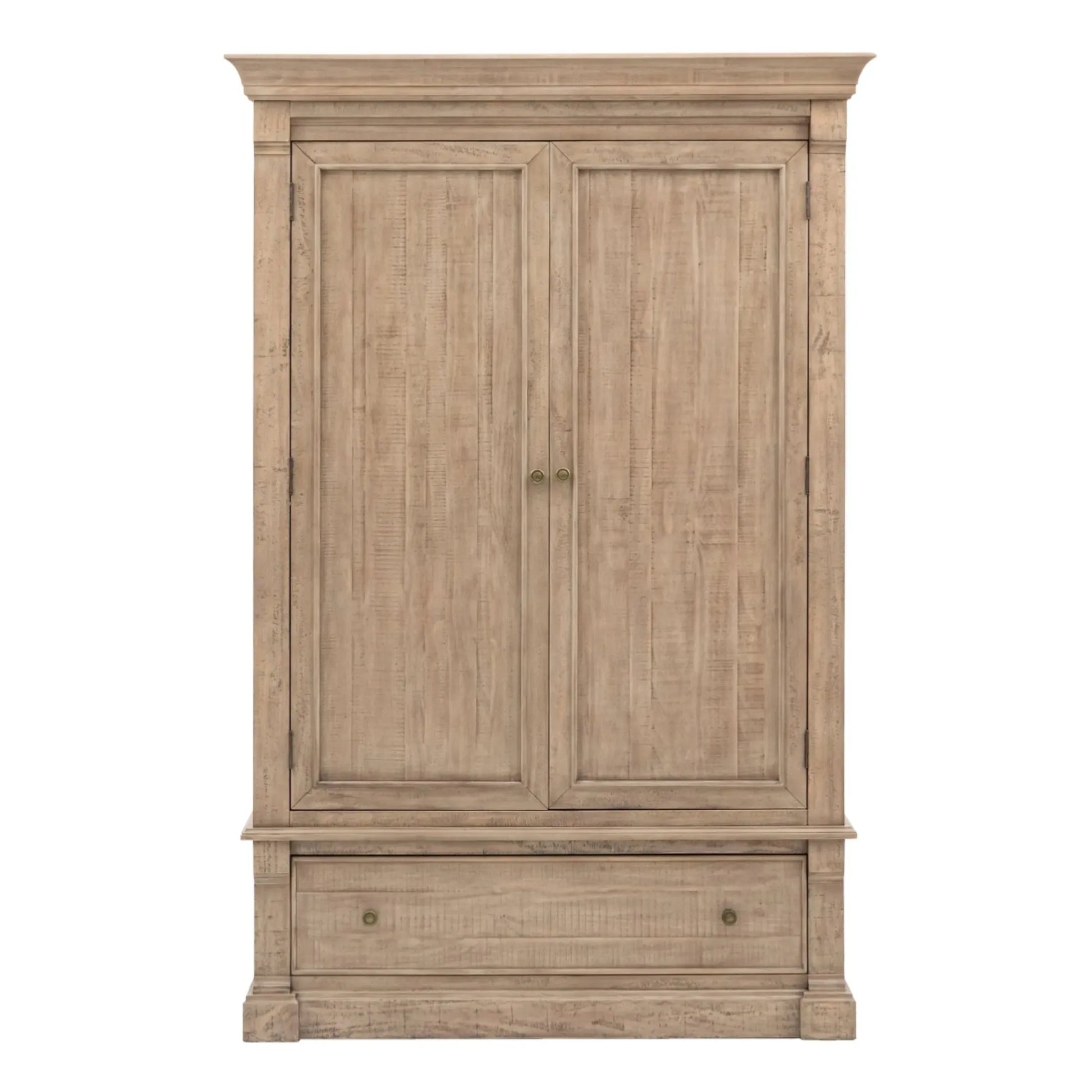 Rustic American Pine 2 Door Wardrobe &  Drawer Wardrobe | FARTHING 6