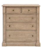 Rustic American Pine 5 Drawer Chest of Drawers | FARTHING  5