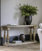 Rustic American Pine Console Table - The Farthing