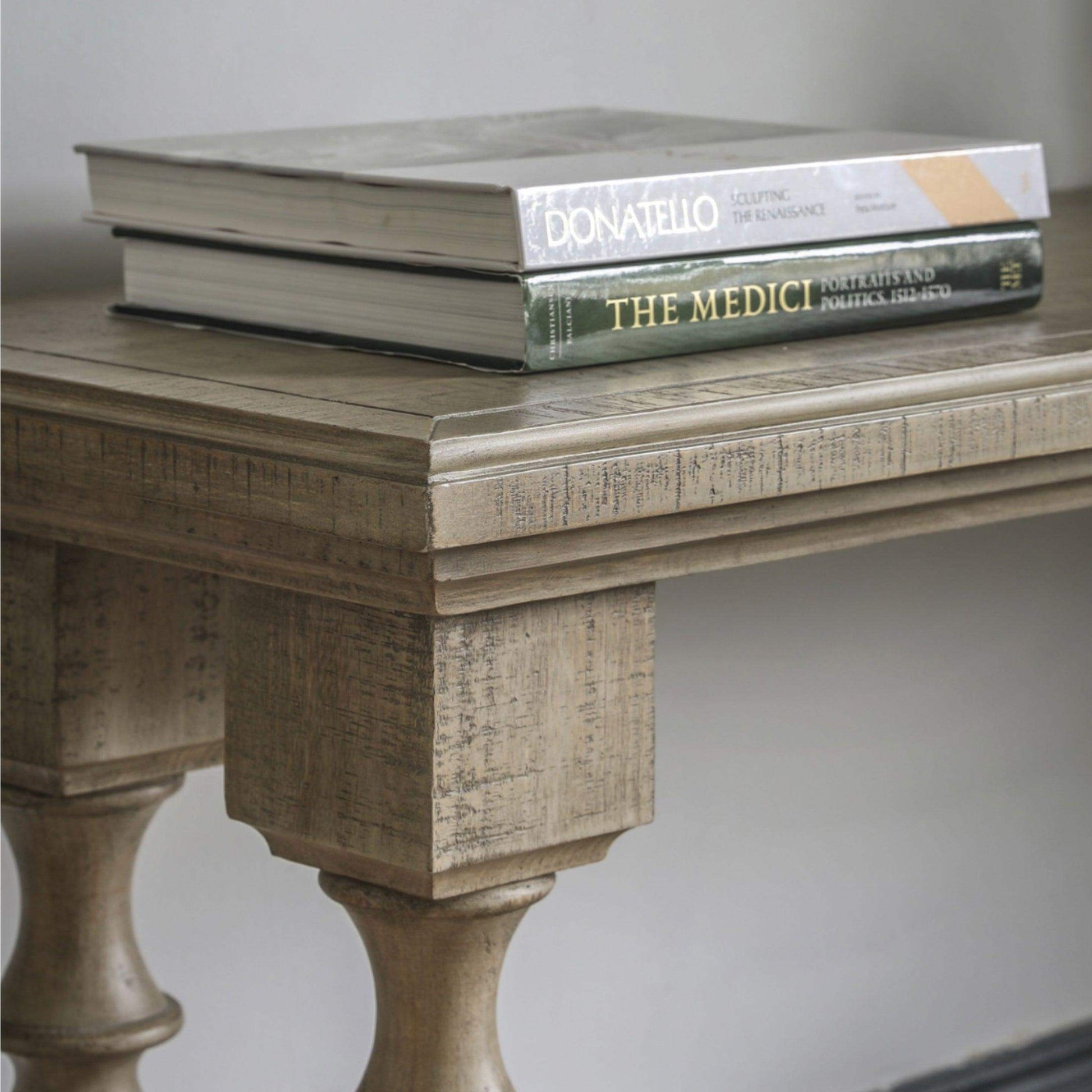 Rustic American Pine Console Table - The Farthing