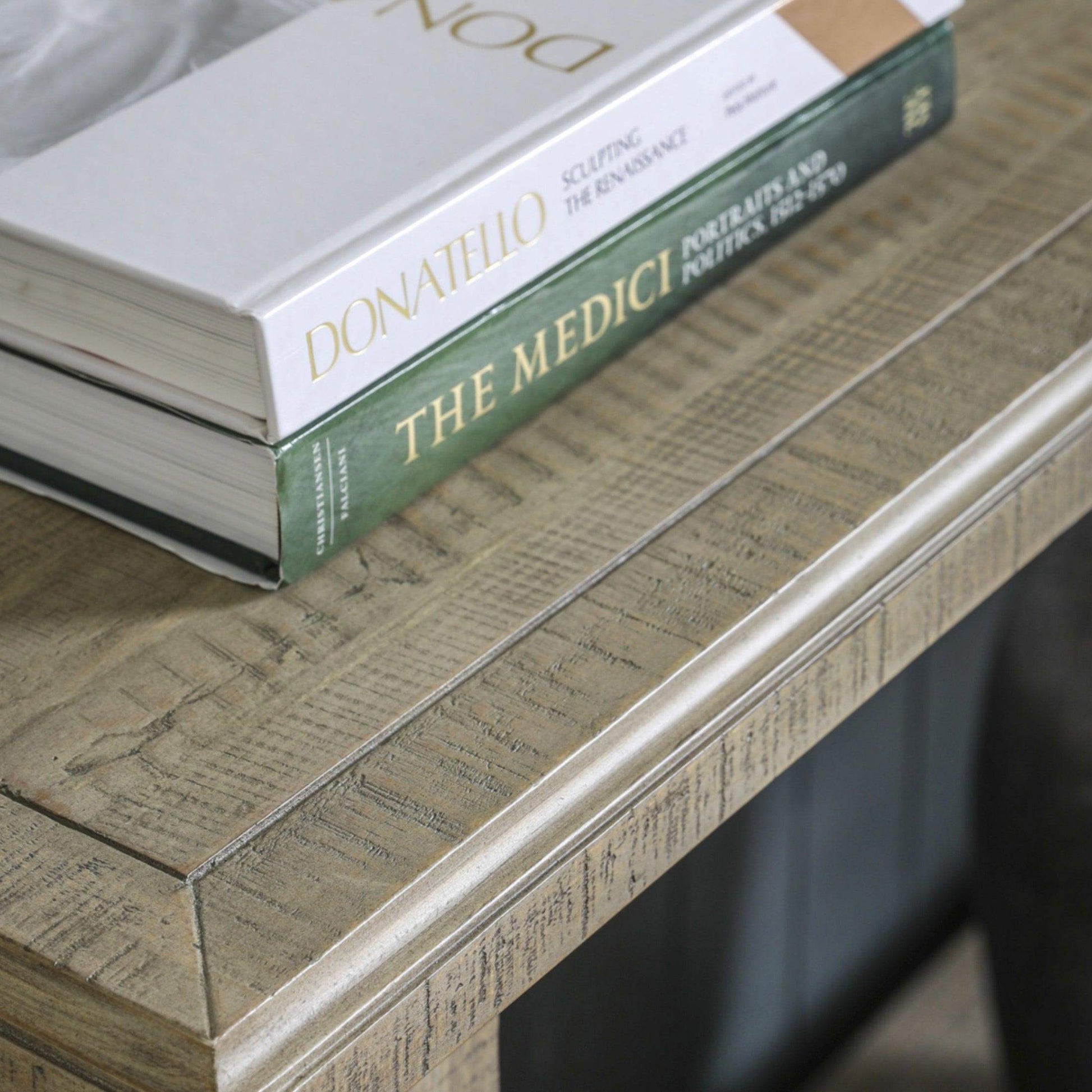 Rustic American Pine Console Table - The Farthing