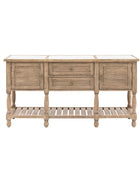 Rustic American Pine Open Base Sideboard | Farthing  2